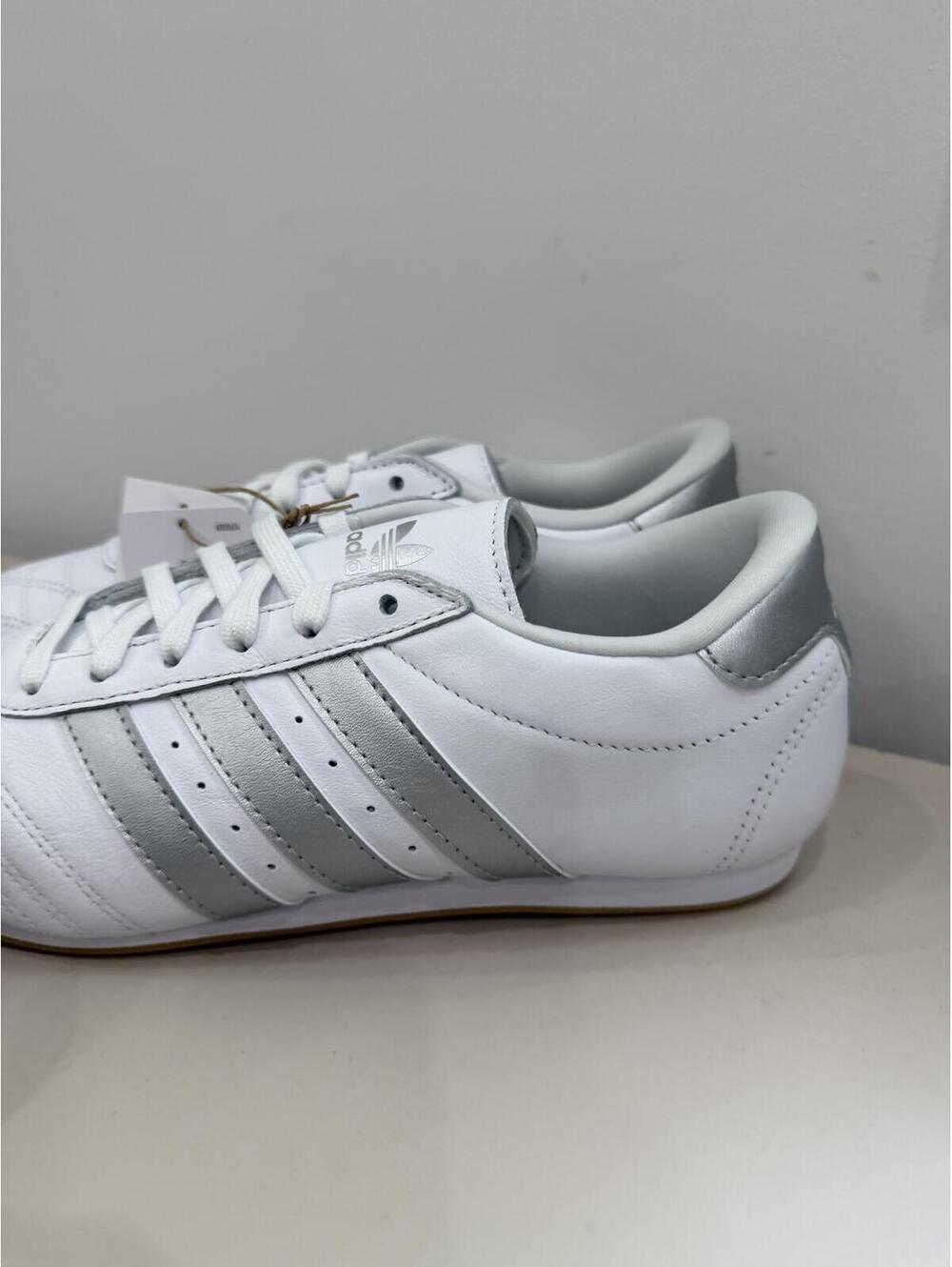Adidas Taekwondo Lace W White and Silver Sneakers Size 8 US - Picture 3 of 15